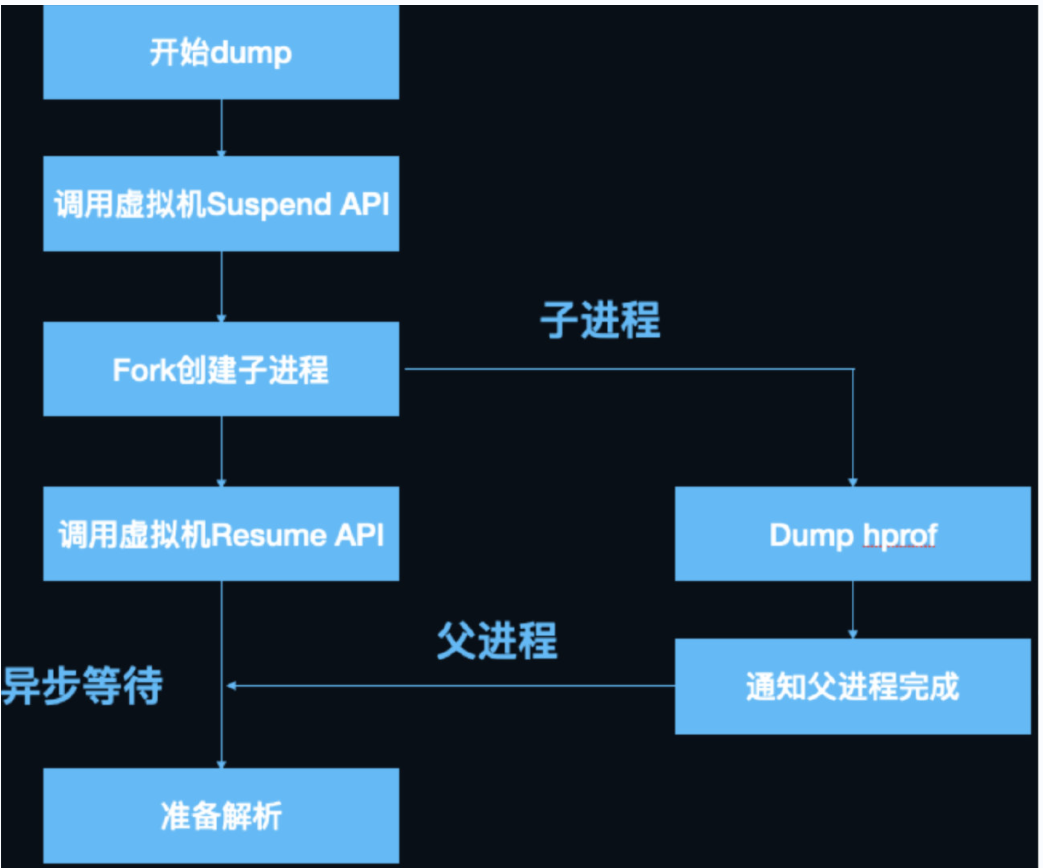 fork子进程获取内存镜像